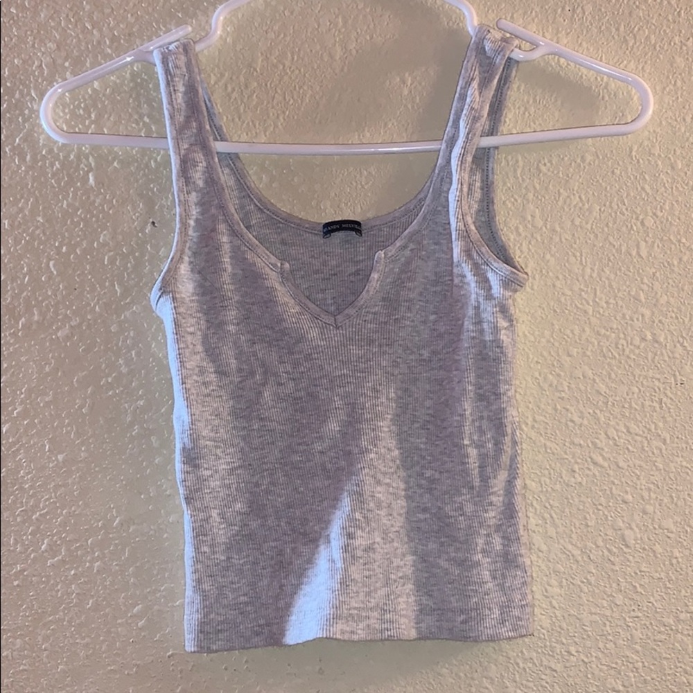 brandy melville grey tank!